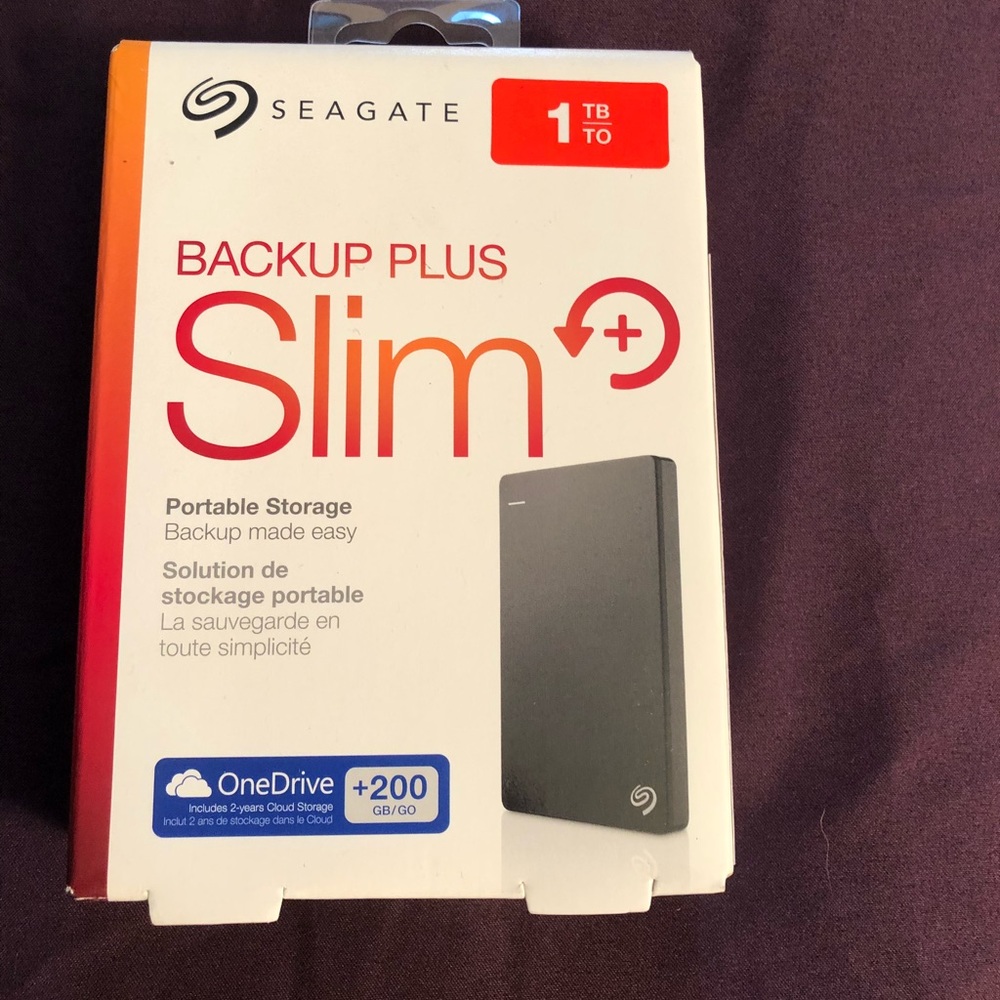 1 TB Seagate Backup Portable Storage